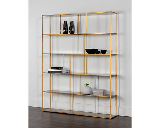 Eiffel Bookcase - Extra Large - Antique Brass