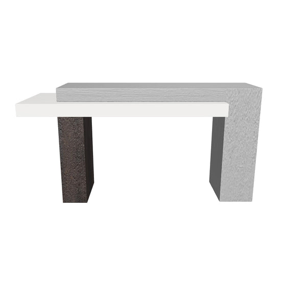 Herriot Console Table - Dark Brown / Grey