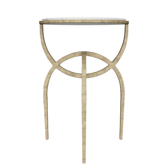 Alicent End Table - White Marble