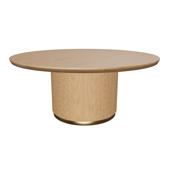 Kalla Dining Table - Round - Rustic Oak