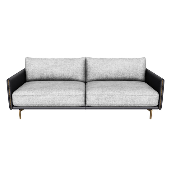 Ashi Sofa - Nash Zebra / Coal Black