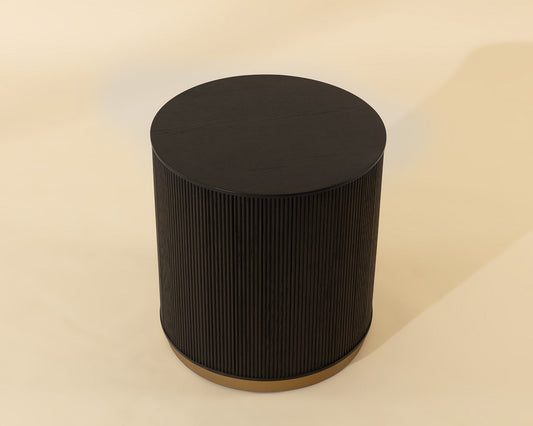 Kalla Side Table - Charcoal