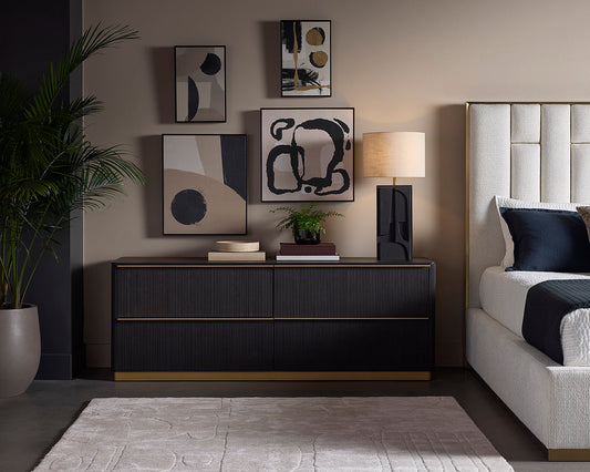 Kalla Dresser - Charcoal