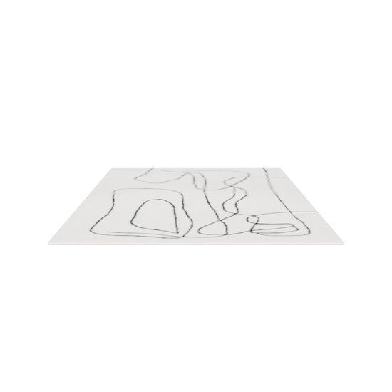 Tilda Hand-Tufted Rug - IVory / Charcoal