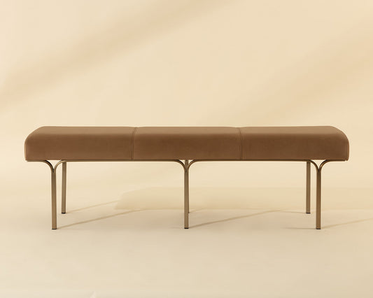 Nuvella Bench - Kona Camel