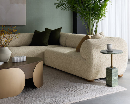 Henriette Modular Sofa - RAF - Noah Ecru / Kona Camel