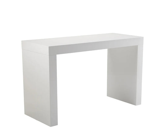 Faro Counter Table - High Gloss White