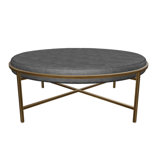 Ethel Ottoman - Round - Piccolo Pebble
