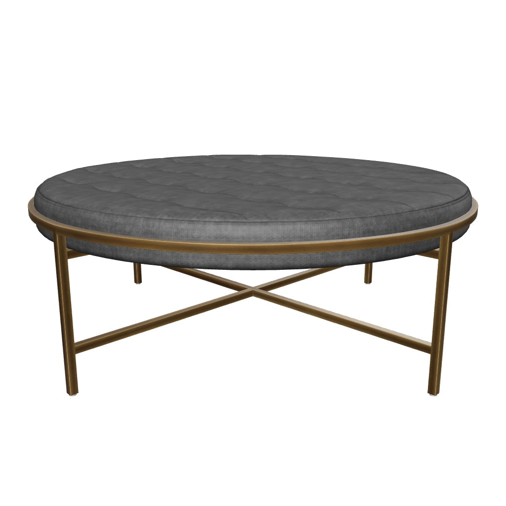 Ethel Ottoman - Round - Piccolo Pebble