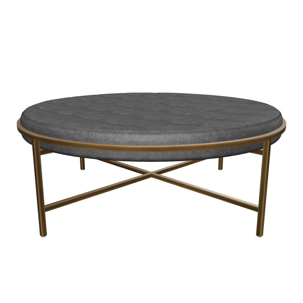 Ethel Ottoman - Round - Piccolo Pebble