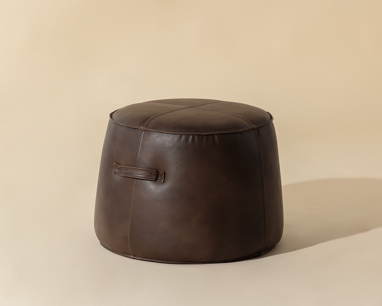Mitchell Ottoman - Havana Dark Brown