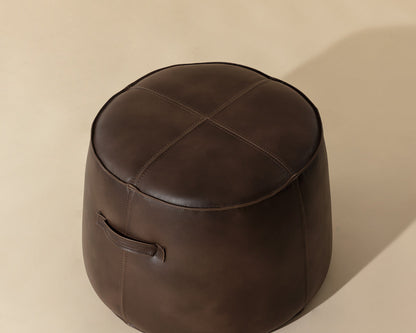 Mitchell Ottoman - Havana Dark Brown