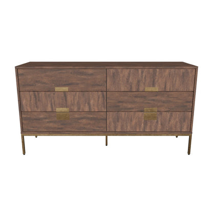 Jade Dresser - Antique Brass - Dark Mango