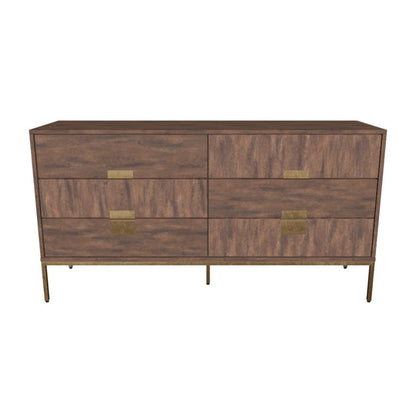Jade Dresser - Antique Brass - Dark Mango