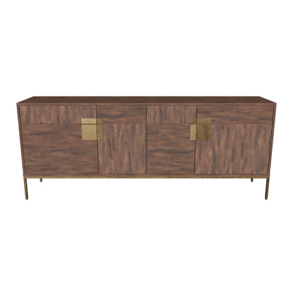 Jade Sideboard - Antique Brass - Dark Mango