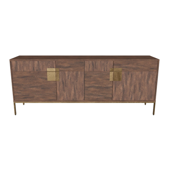 Jade Sideboard - Antique Brass - Dark Mango