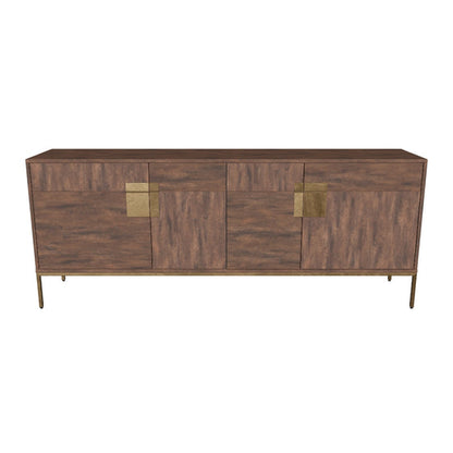 Jade Sideboard - Antique Brass - Dark Mango