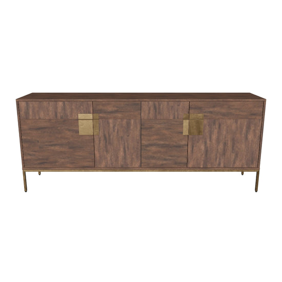 Jade Sideboard - Antique Brass - Dark Mango