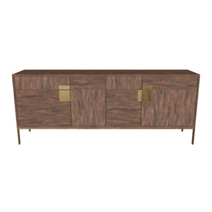 Jade Sideboard - Antique Brass - Dark Mango