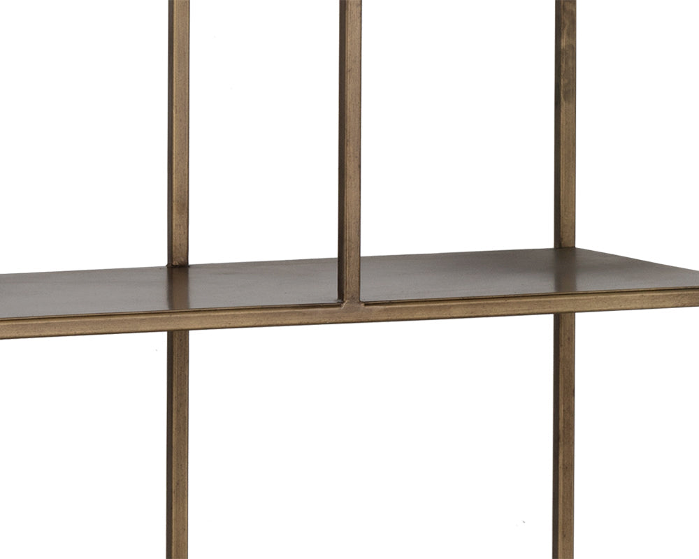 Eiffel Bookcase - Small - Antique Brass