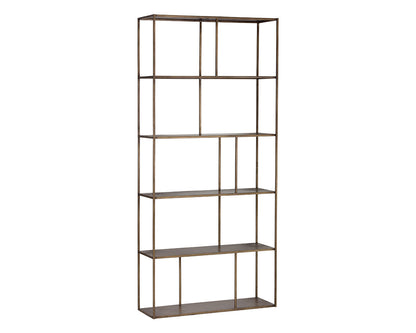 Eiffel Bookcase - Large - Antique Brass