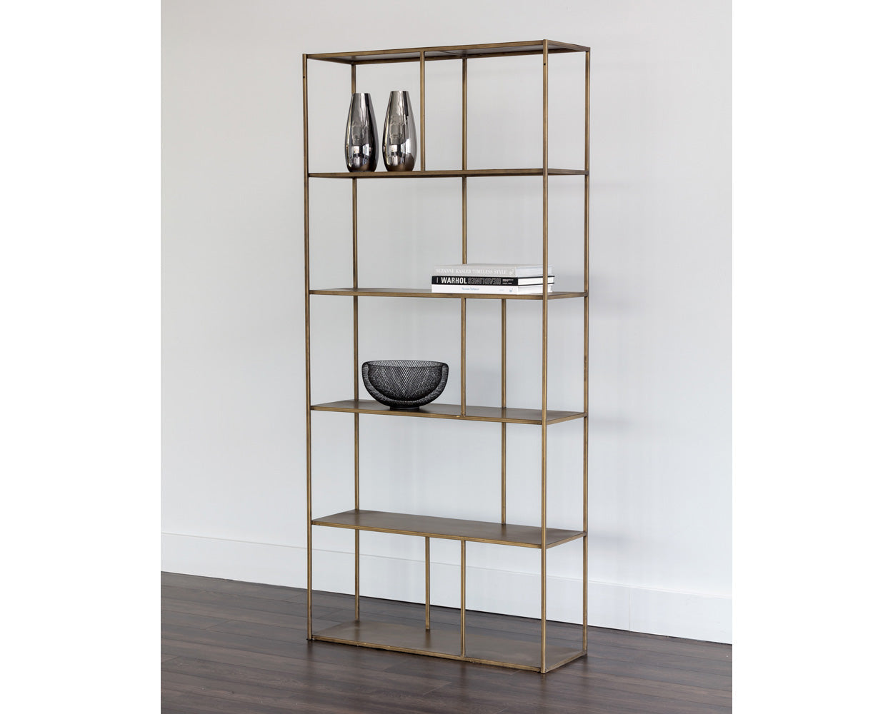 Eiffel Bookcase - Large - Antique Brass