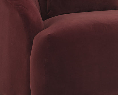 Astrid Sofa - Merlot