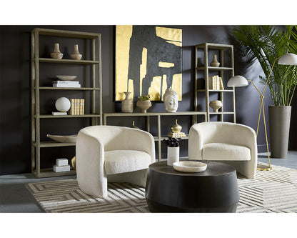 Creed Coffee Table - Small - Gunmetal