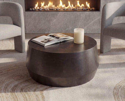 Creed Coffee Table - Small - Gunmetal