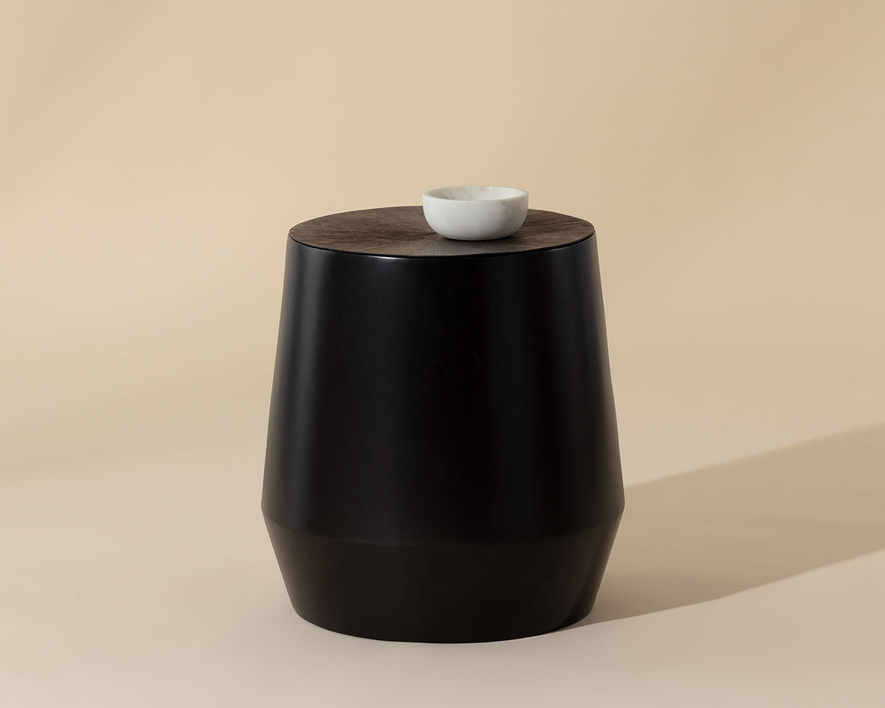 Creed End Table - Gunmetal