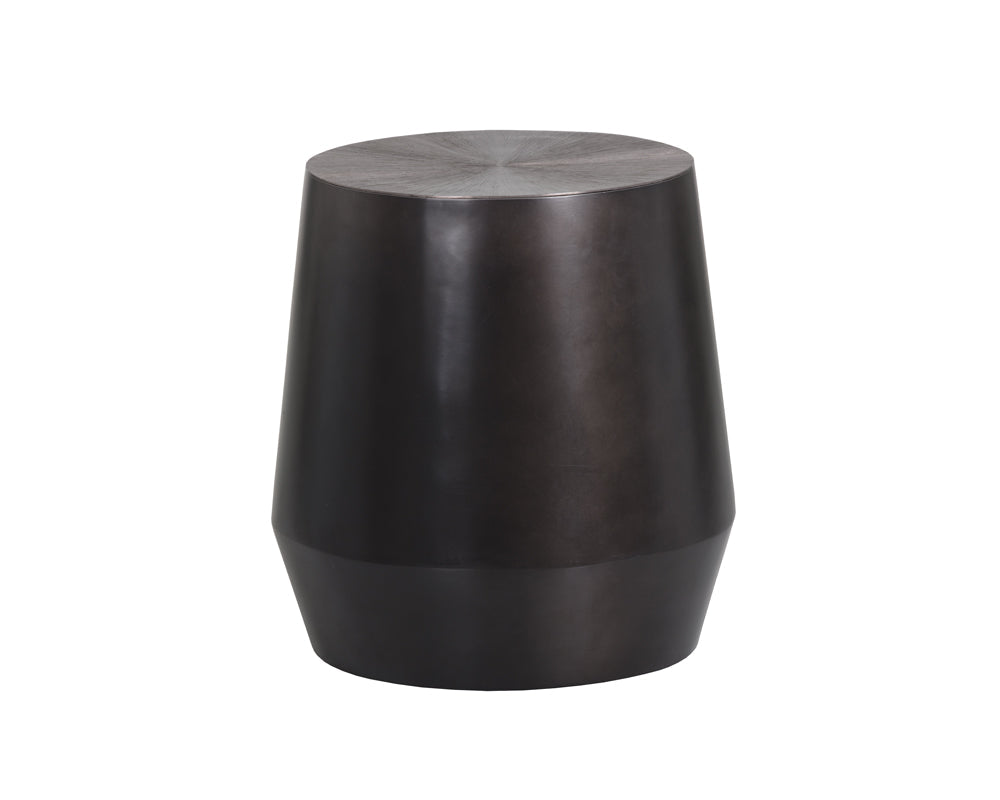 Creed End Table - Gunmetal