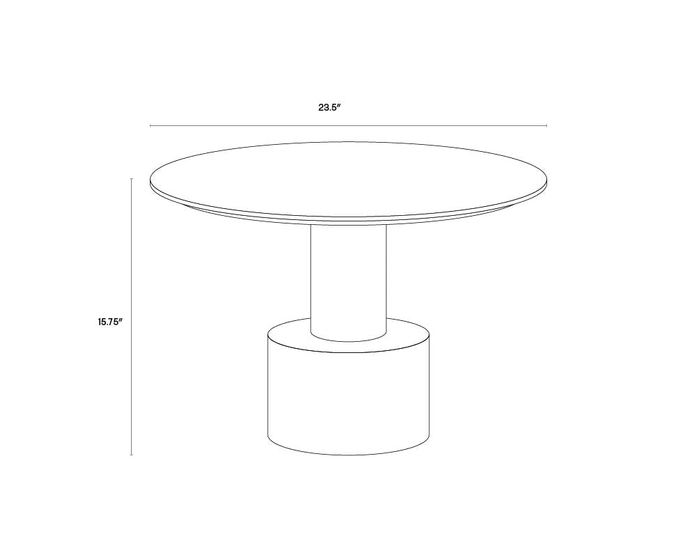 Monaco Coffee Table - Gold - Grey Marble / Charcoal Grey