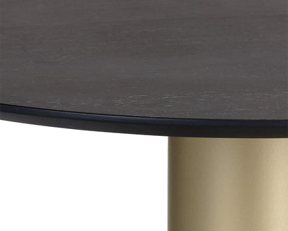 Monaco Coffee Table - Gold - Grey Marble / Charcoal Grey