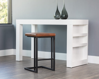 Boone Counter Stool - Black - Bravo Cognac