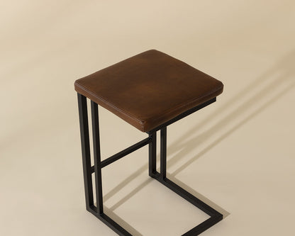 Boone Counter Stool - Black - Bravo Cognac