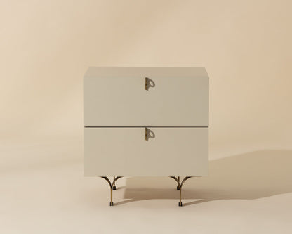 Celine Nightstand - Small - Cream