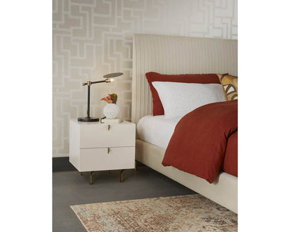 Celine Nightstand - Small - Cream