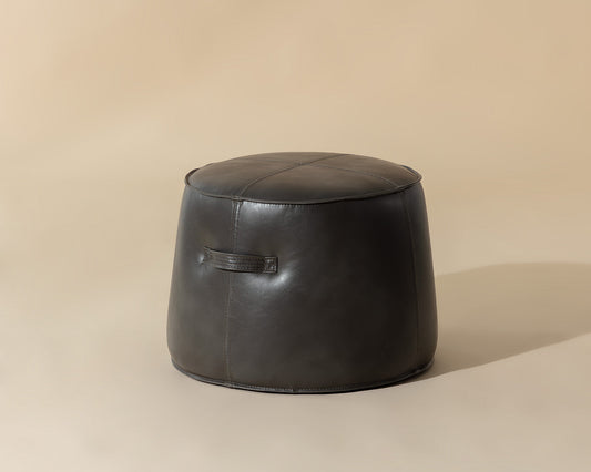 Mitchell Ottoman - Overcast Grey