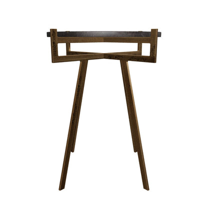 Anak End Table - Black Marble