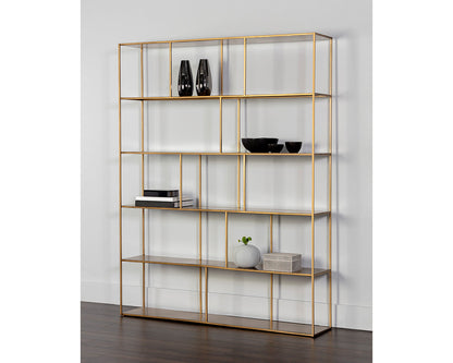 Eiffel Bookcase - Extra Large - Antique Brass