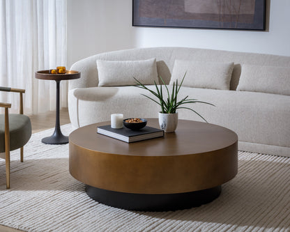 Bernaby Coffee Table - Antique Brass