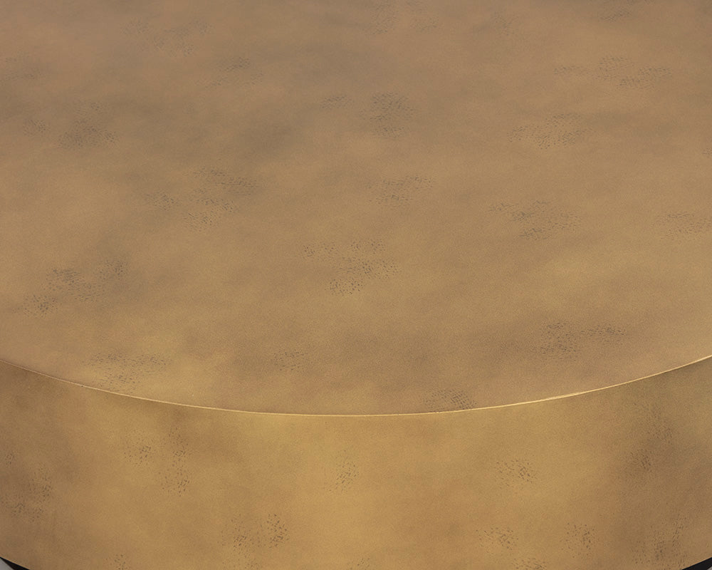 Bernaby Coffee Table - Antique Brass