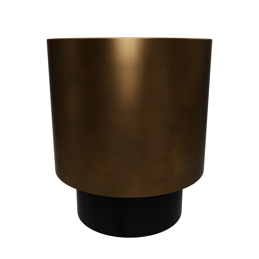 Bernaby End Table - Antique Brass