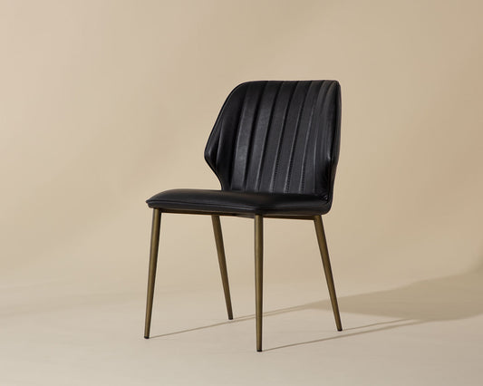 Clinton Dining Chair - Bronze - Bravo Black