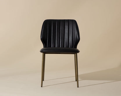 Clinton Dining Chair - Bronze - Bravo Black