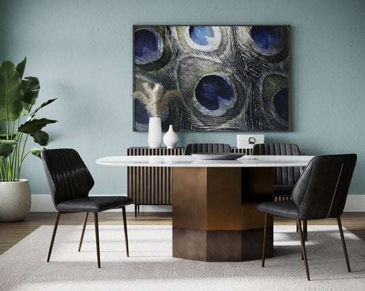 Clinton Dining Chair - Bronze - Bravo Black