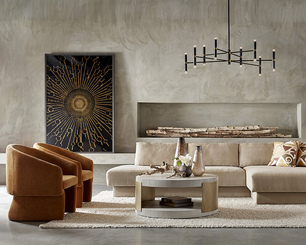 Cavette Coffee Table - White