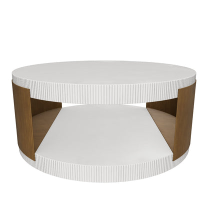 Cavette Coffee Table - White