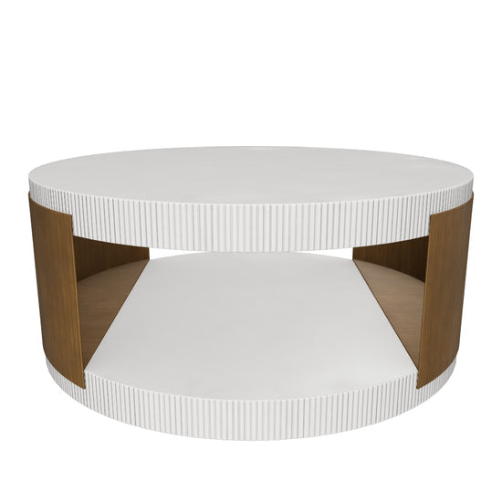 Cavette Coffee Table - White