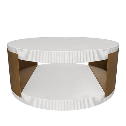 Cavette Coffee Table - White